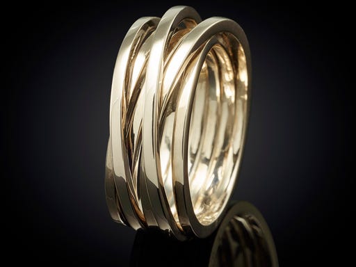 wikkelring ring witgoud sieraden in stijl 4534 