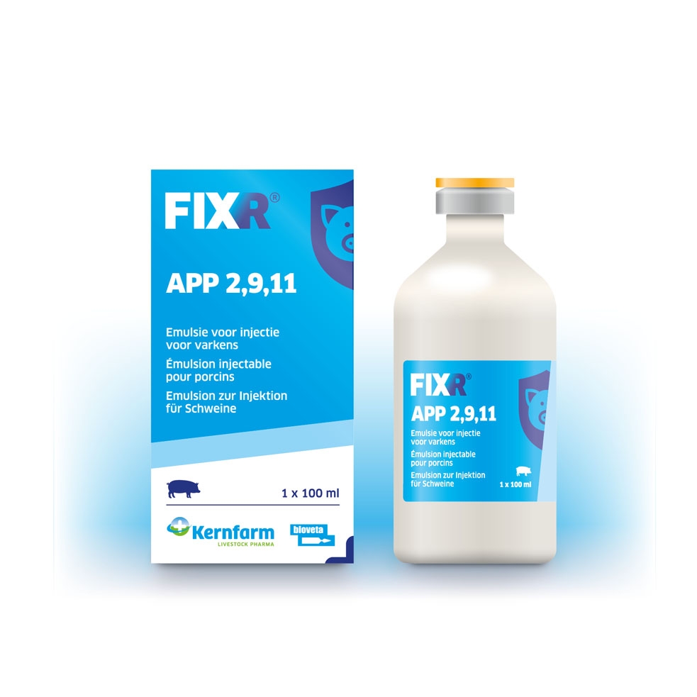 FIXR APP 2,9,11, Actinobacillus pleuropneumoniae, pleuropneumonie, varkens