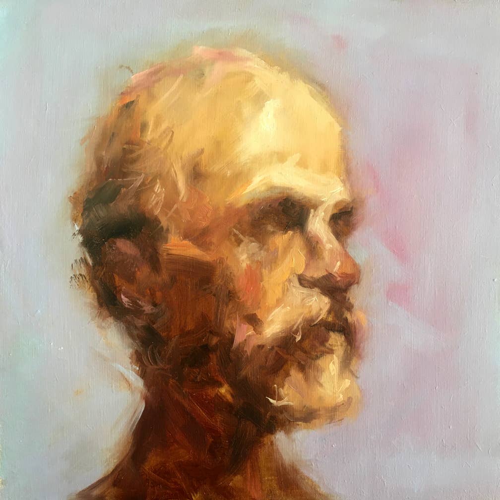 Study after Zhaoming Wu, 20 x 20 cm